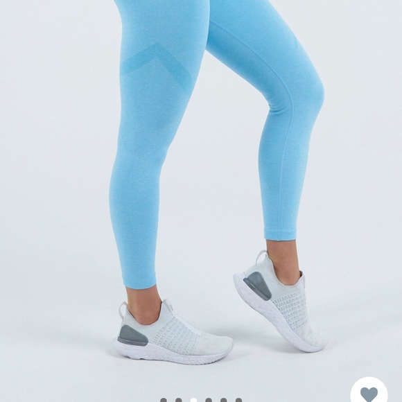 TLF React Seamless Gym Leggings, Navy Heather, size Small. New without tags. - Picture 3 of 9